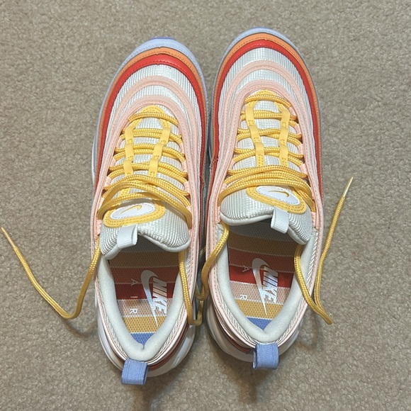 Nike Air Max 97 Football Light Thistle Grey Purple Pink Sneakers 8.5 - Picture 9 of 11